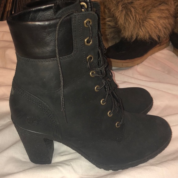 Timberland Shoes - Black timberland heels